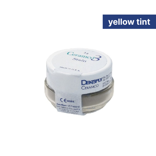 Керамическая масса Ceramco3, краситель Stain цвет Yellow Tint 3г