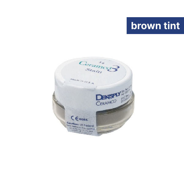 Керамическая масса Ceramco3, краситель Stain цвет Brown Tint 3г