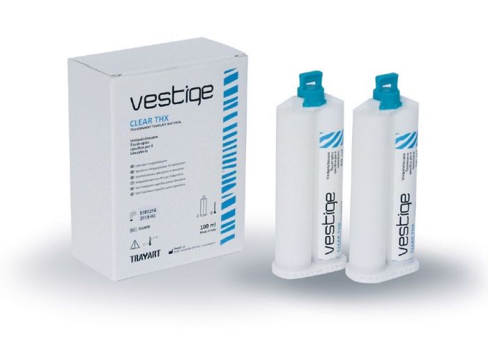 А-силикон Vestige Clear THX, 2x50мл., Trayart